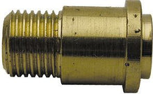 Aansluiting kleine gasfles plat 1/4"M