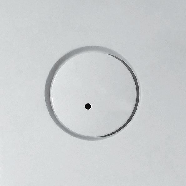 Afdekplaat voor sifon newforce Solid mat wit