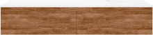 SOUS MEUBLE COFFEE 2 TIROIRS 160 TECTONA DECOR CANNELLE+LAVABO DROITE BLANC MAT