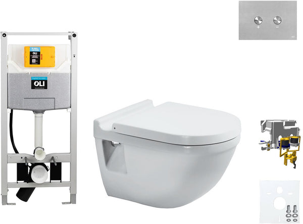 WALLFIX OLI WC SUSPENDU STARCK 3 DURAVIT BLINK INOX