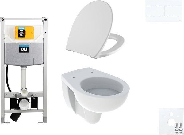 WALLFIX OLI HANGWC BASTIA D600 SOFTCLOSE + LIFT-OFF  SLIM MAT WIT