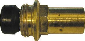 Koperen kraankop met losse sleutel 1/2"