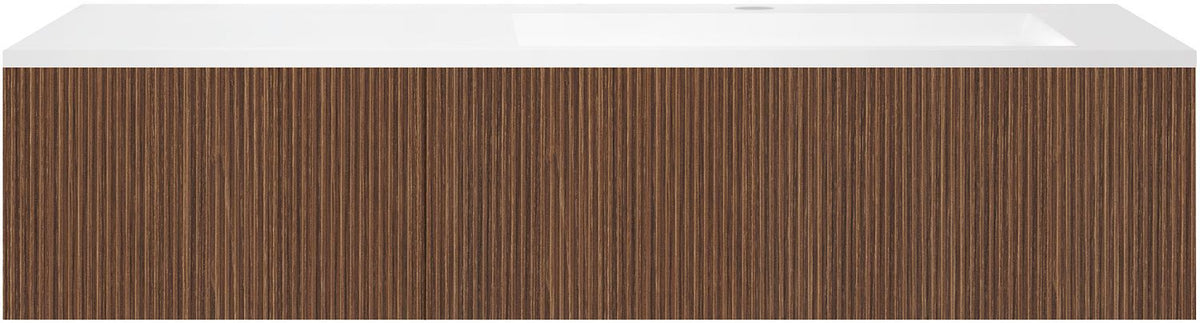 ONDERBOUW COFFEE 1 LADE 140 NOTELAAR DECOR SMARTLINE+WASTAFEL KUNSTMARMER  RECHTS WIT
