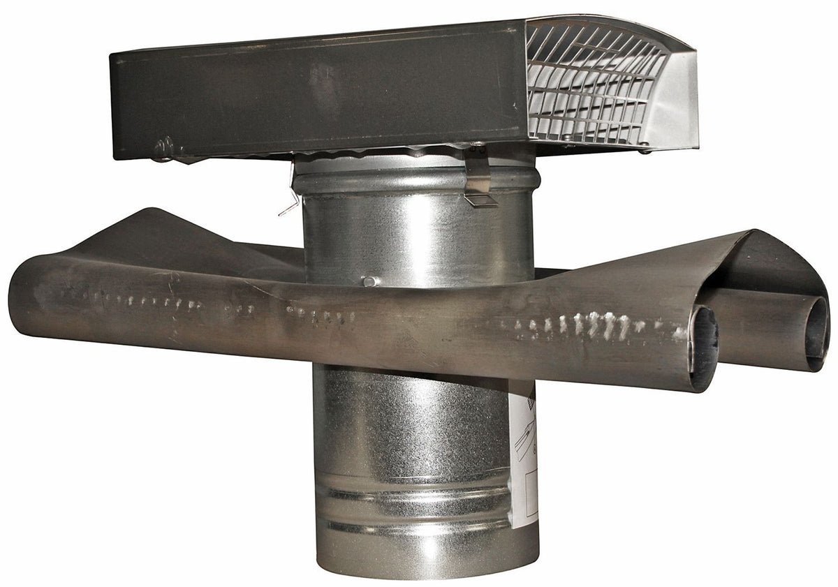Verluchtingskap alu+slab voor ventilatie 160MM