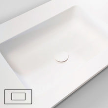 Tablet tailor top 1 lavabo centraal 120CM Solid xonyx wit