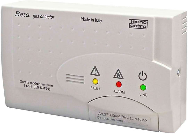 Gasdetector met ingebouwde voeler voor aardgas 12V/220V