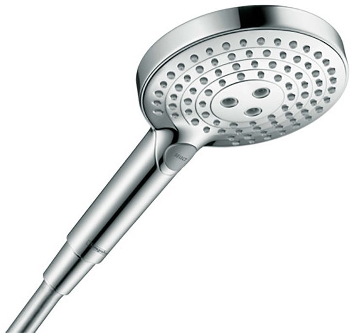 Handdouche rainddance Select S120 3JET powderrain HG chroom, douchesets & douchekoppen — SKU DESCO-161675