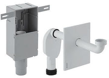 Inbouwsifon+afdekplaat Geberit 50/56-5/4"-32 wit