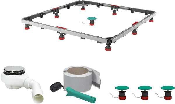 MONTAGESET DOUCHE TOT 120x120 6CM 33L/MIN