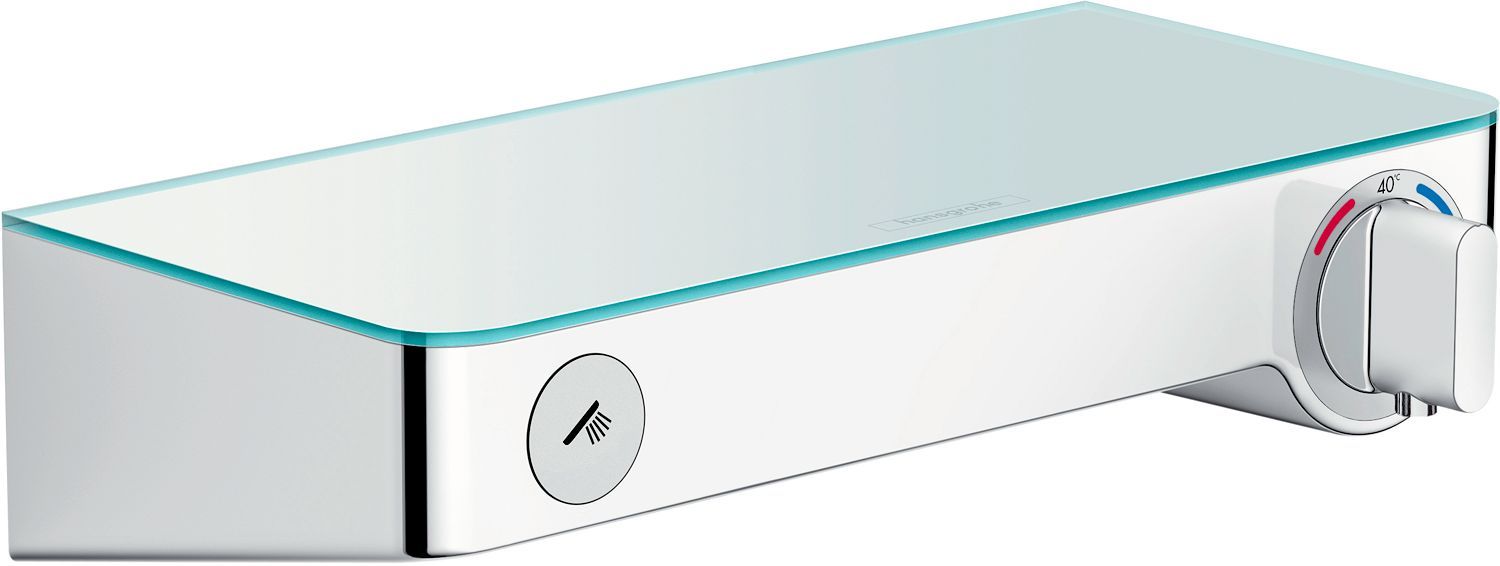 Thermostaat douche showertablet SELECT300 Hansgrohe wit-chroom