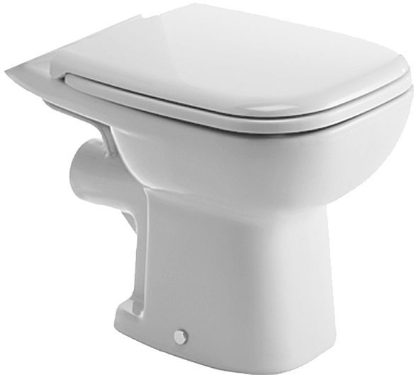 Onderstuk D-Code Duravit H 185 wit