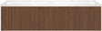 Onderbouw COFFEE 1 lade 120 duo notelaar Smartline + dubbele wastafel kunstmarmer wit