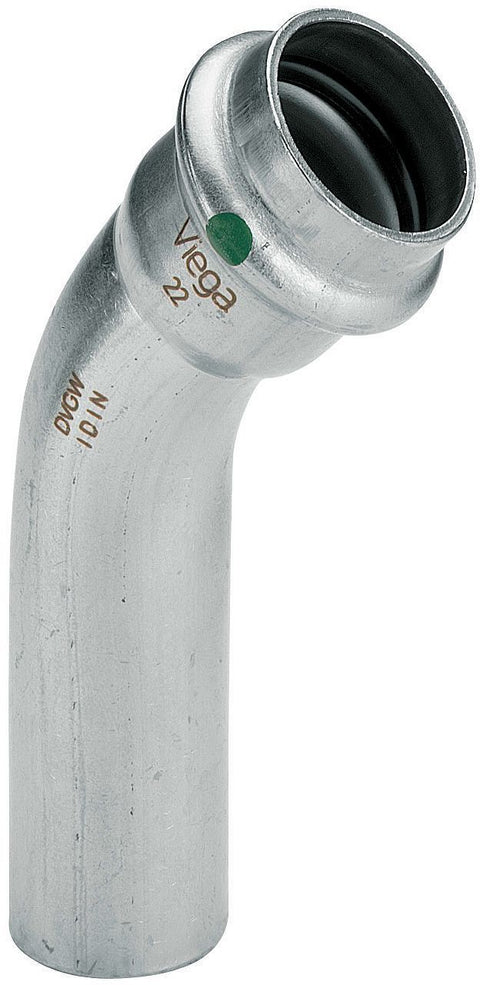 Elleboog 45°MF 22MM sanpress inox Viega, koppelingen — SKU DESCO-157222