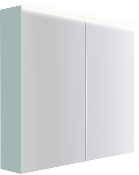 SPIEGELKAST COFFEE 2 DEUREN 900MM 4250K IJSBLAUW ZACHT MAT