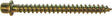 Gebicromatiseerde vijsdook M7X40MM