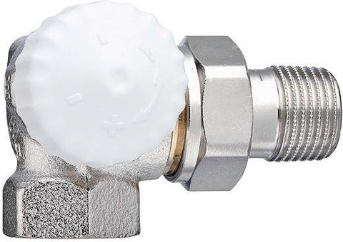 THERMOSTATISCHE RADIATORKRAAN DUBBEL HAAKS RECHTS 3/8" DN10 HEIMEIER