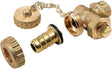 Vul-en aflaatkraan 3/8" +stop en ketting