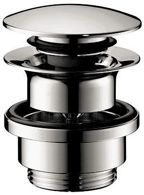 Klik krepine 5/4" met overloop Hansgrohe chroom