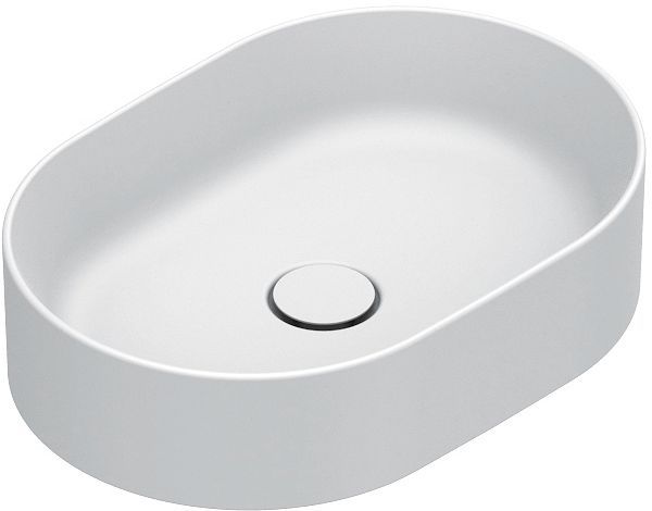 Opbouwlavabo Zero catalano cataglaze+ 50X35 H12 zonder overloop mat wit