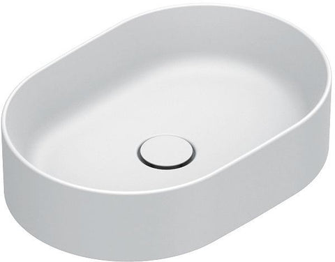 Opbouwlavabo Zero catalano cataglaze+ 50X35 H12 zonder overloop mat wit