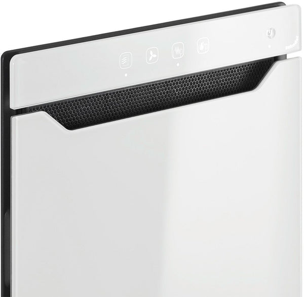 Handdoekdroger met infraroodglasoppervlak wit linksdraaiend zenia zehdner 1000W+225W