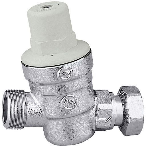 Caleffi Box 5*DRUKVERMINDERAAR chroom 16BAR 3/4