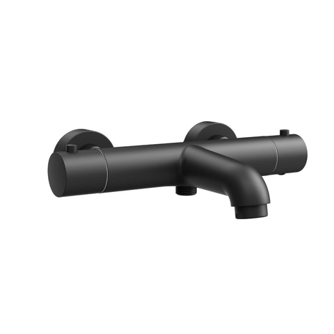 BELVIT thermostatische douchekraan badmengkraan zwart mat temperatuurbegrenzer voor comfort, badkranen — SKU MB-27632-31165, EAN 5404029132059