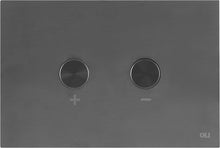 DUWPLAAT 2-TOETS BLINK PNEUMATISCH GUN METAL + OMBOUWSET