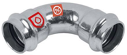 Elleboog ff 90° 42MM C-staal frabo