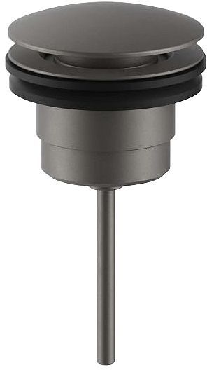 Design krepine universeel icona classic fantini rond zonder overloop mat gun metal pvd