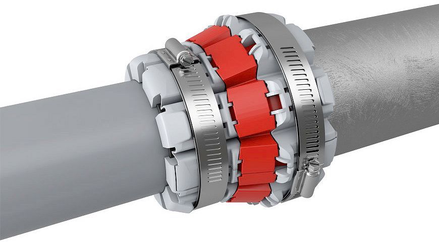 Multi-materiaal mof voor sanitair afvoer 40-65MM