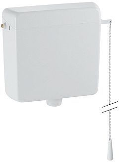 HOOGHANGENDE JACHTBAK GEBERIT TREKB 9L WIT