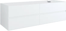 ONDERBOUW 4LADES+TABLET VOOR OPBOUWLAVABO RECHTS TENSO 160CM +KRAANGAT WIT