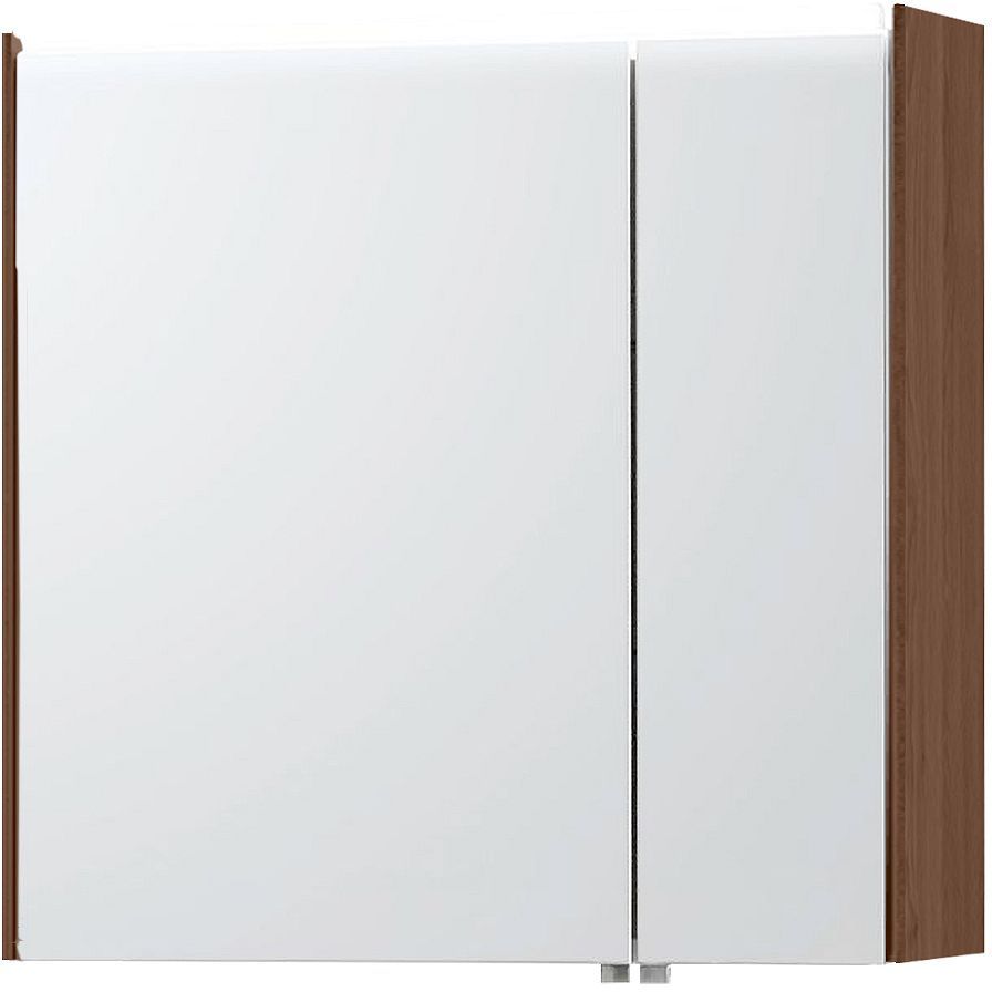 Spiegelkast Molto 71CM met verlichting ledline eik notelaar