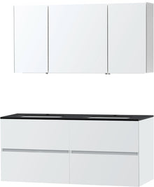 Meubel Molto poederwit 140 bleu belge spiegelkast