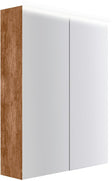 ARMOIRE TOILETTE COFFEE 2 PORTES 600MM 4250K TECTONA DECOR CANNELLE