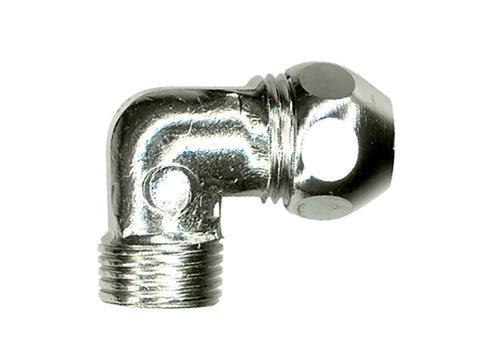 Saninstal kniekoppeling M 1/2" 10mm chroom