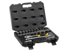 Stanley dopsleutelset 1/2" 24-delig