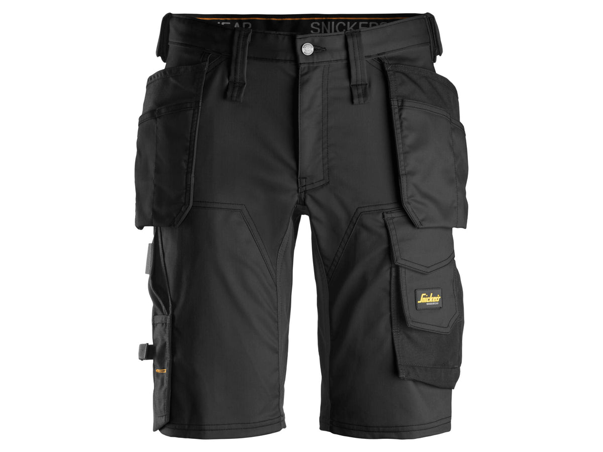 2-Way Stretch werkshort met holsterzakken 46 zwart