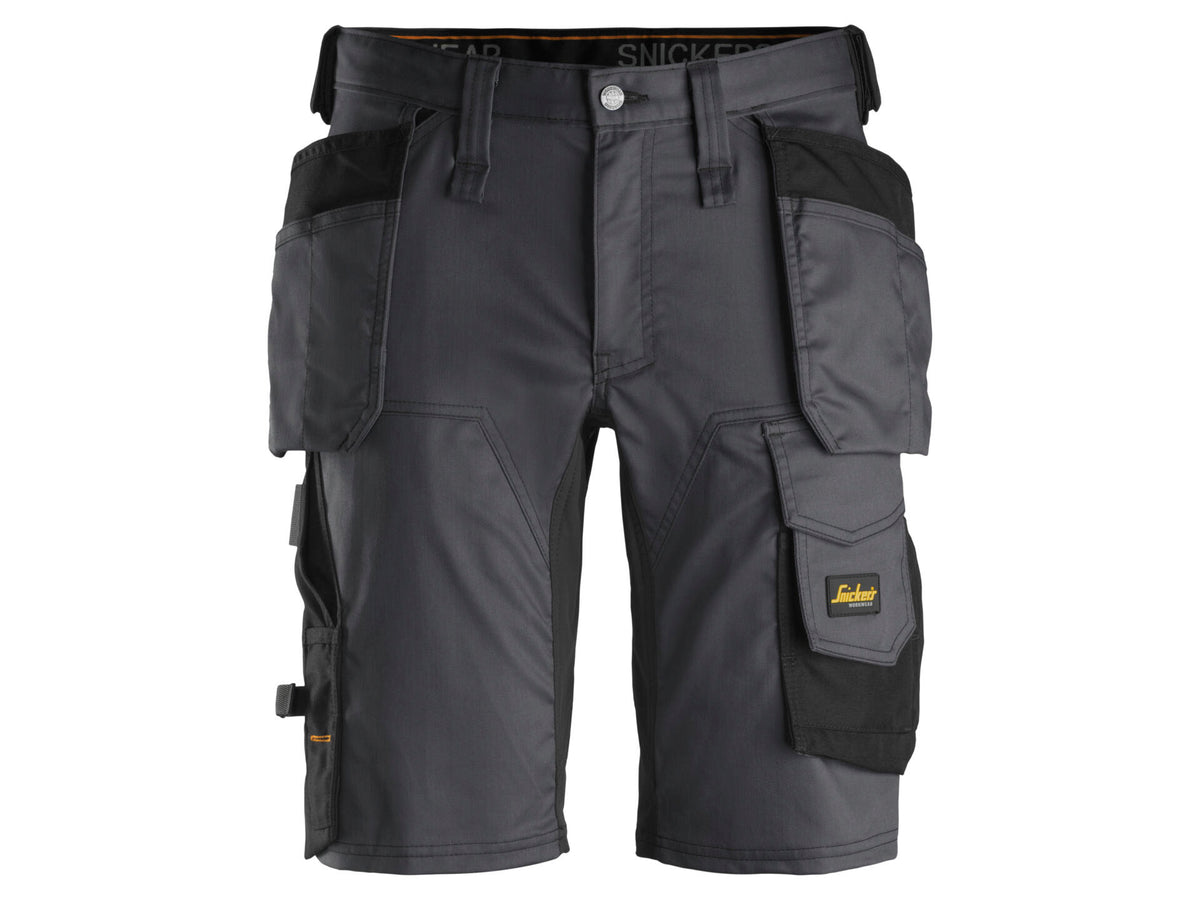 2-Way Stretch werkshort met holsterzakken 48 grijs