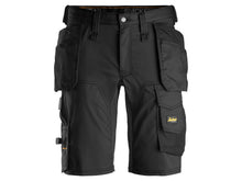 2-Way Stretch werkshort met holsterzakken 50 zwart