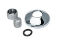 Saninstal Koppeling met rozet SH2 3/4" x 1/2" chroom 2 stuks