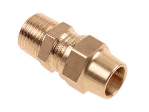 Saninstal klemkoppeling 12mm M 1/2" gas