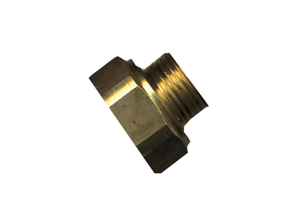 Saninstal verloopmof F 3/4" x M 1/2" messing