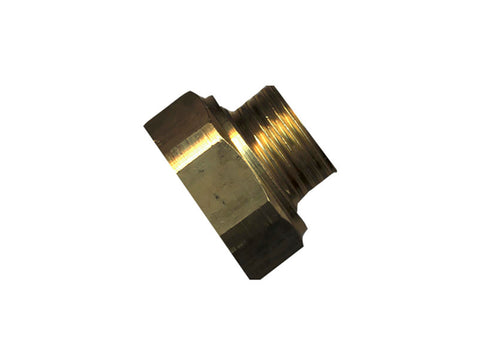 Saninstal verloopmof F 3/4" x M 1/2" messing