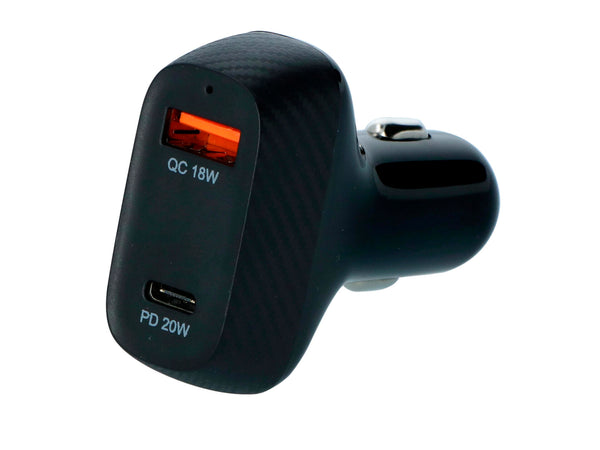 chargeur de voiture USB/USB-C 18/20 W