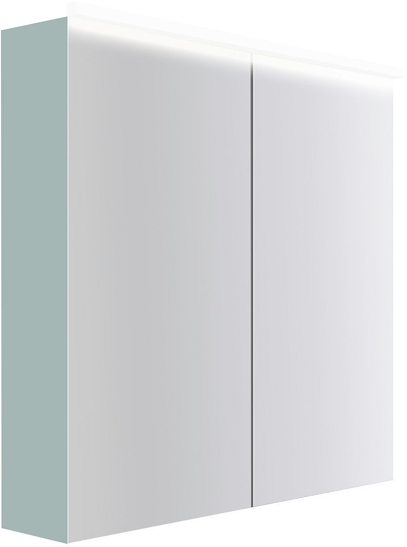 SPIEGELKAST COFFEE 2 DEUREN 800MM 4250K IJSBLAUW ZACHT MAT