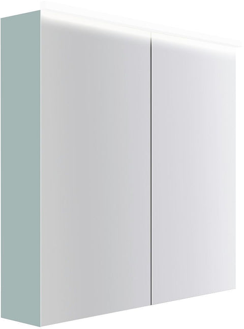 SPIEGELKAST COFFEE 2 DEUREN 800MM 4250K IJSBLAUW ZACHT MAT