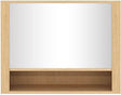 Spiegelkast ethnicraft klapdeur 90CM eik