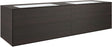 Onderbouw 4 LADES+2 onderbouwlavabos tenso 180CM zonder kraangat wenge